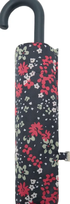 MANGO Mini flower-print umbrella Medium blue Outlet