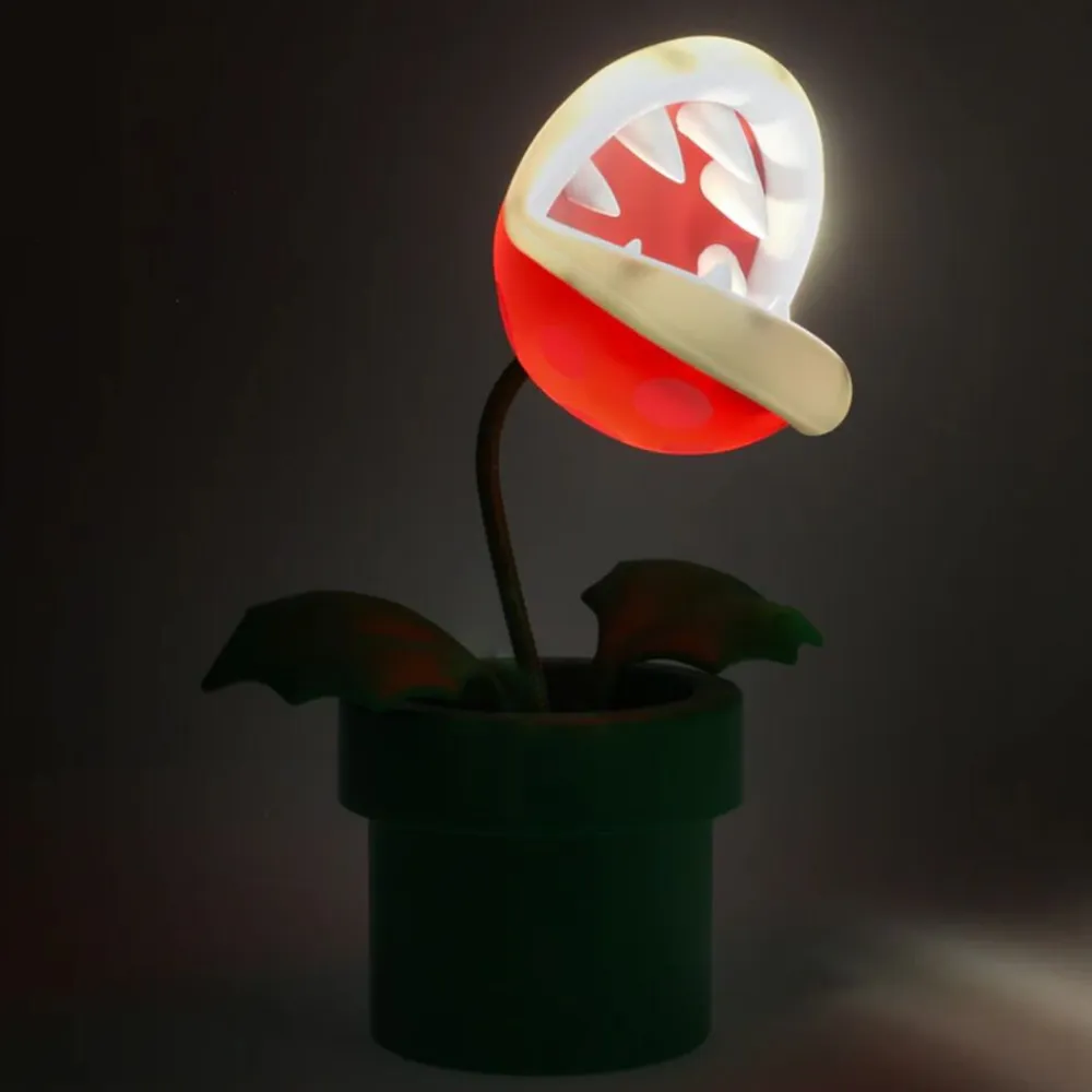 Shark Gaming Mini Piranha Plant Posable Lampe Hot