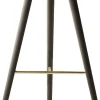 Audo Copenhagen ML 42 - Barstol / Brunolieret Eg / Messing
