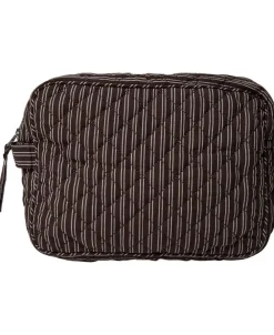 Magasin du Nord Collection Moira toilettaske Black Coffee Mørkebrun strib Clearance