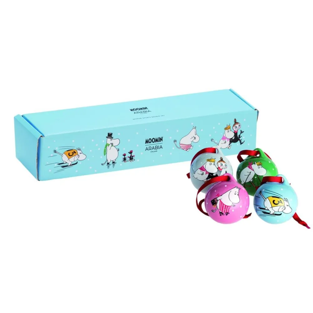 minikuglesæt 4stk Vintersport>Moomin Arabia Discount