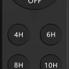 Mr. Wattson Remote Control, Oval, Black