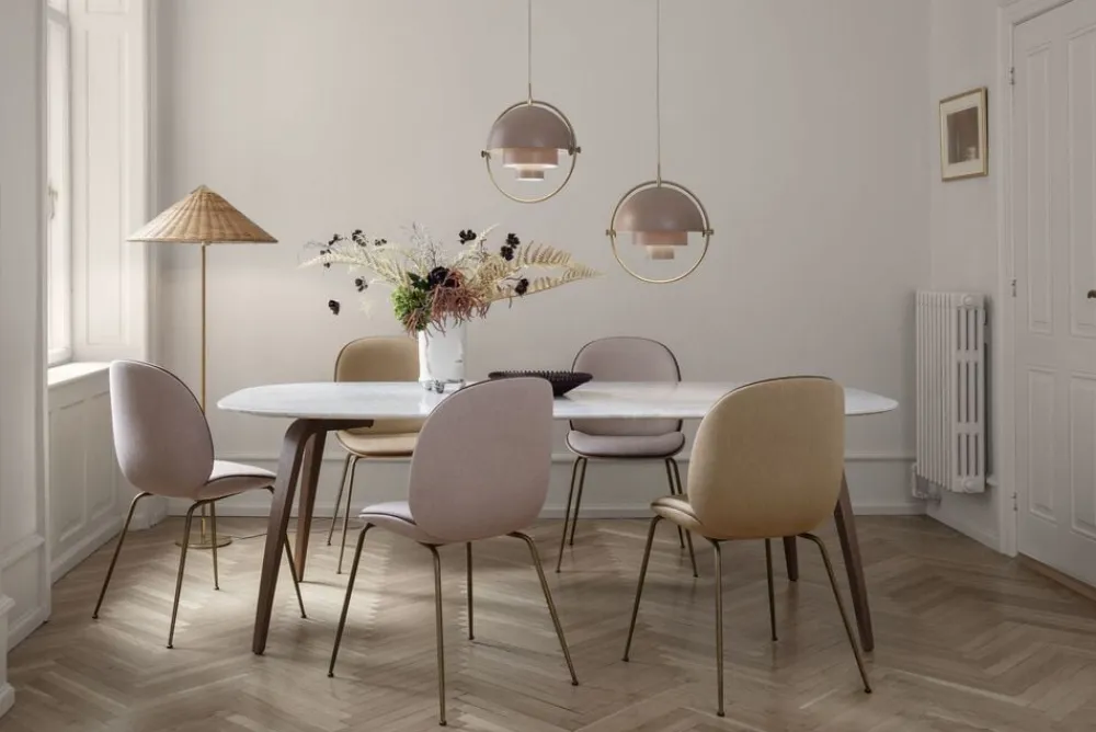 Gubi Multi-Lite Pendant Messing/grå Clearance