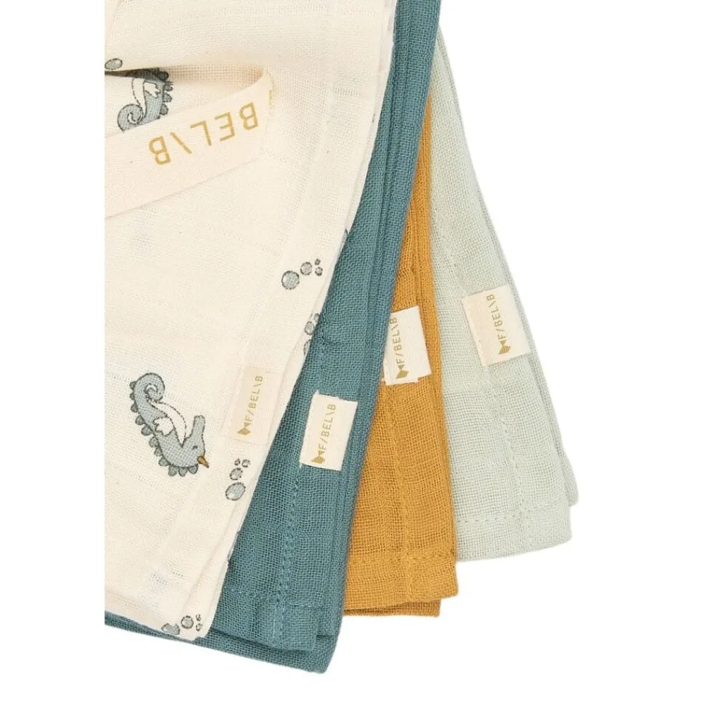 Muslin 4-pack - Under The Sea>Fabelab Outlet