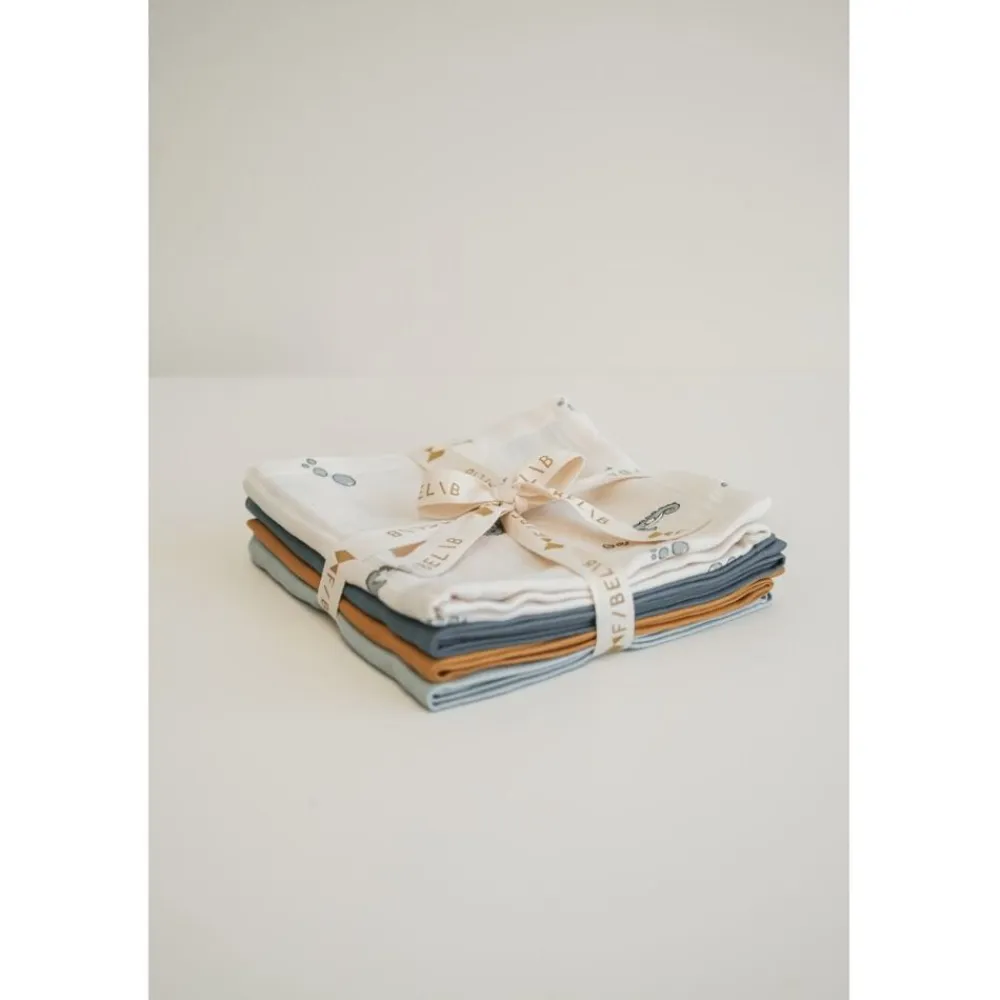 Muslin 4-pack - Under The Sea>Fabelab Outlet