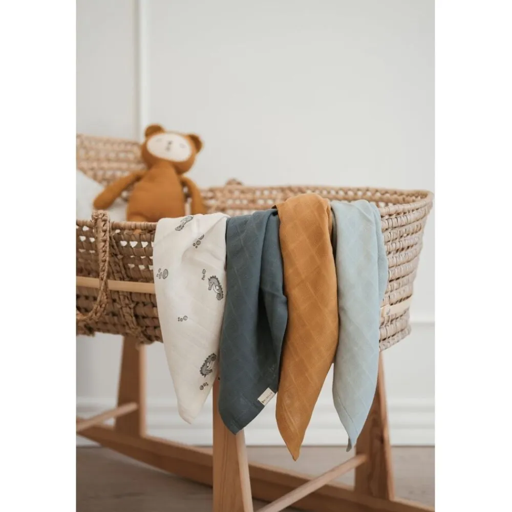 Muslin 4-pack - Under The Sea>Fabelab Outlet