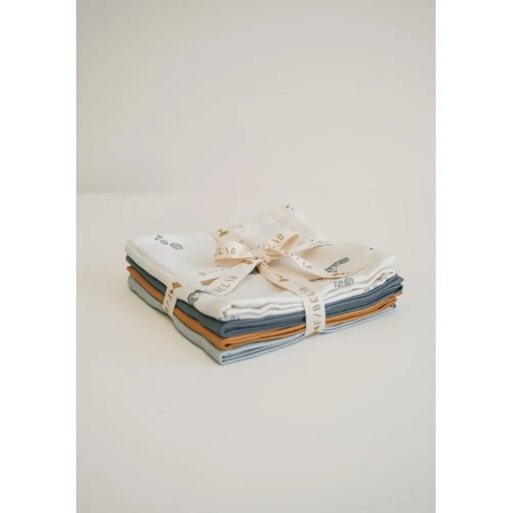 Muslin 4-pack - Under The Sea>Fabelab Outlet