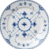Royal Copenhagen Musselmalet Halvblonde 22 cm. tallerken