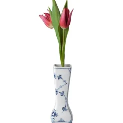 MUSSELMALET RIFLET LILLE VINTAGE VASE 12 CM>Royal Copenhagen Discount