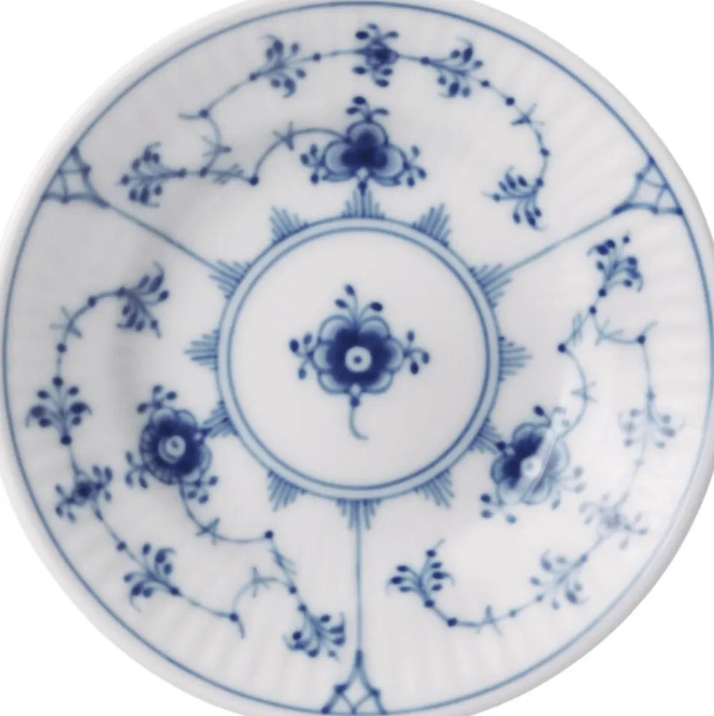 Royal Copenhagen Musselmalet Riflet tallerken 12 cm Online