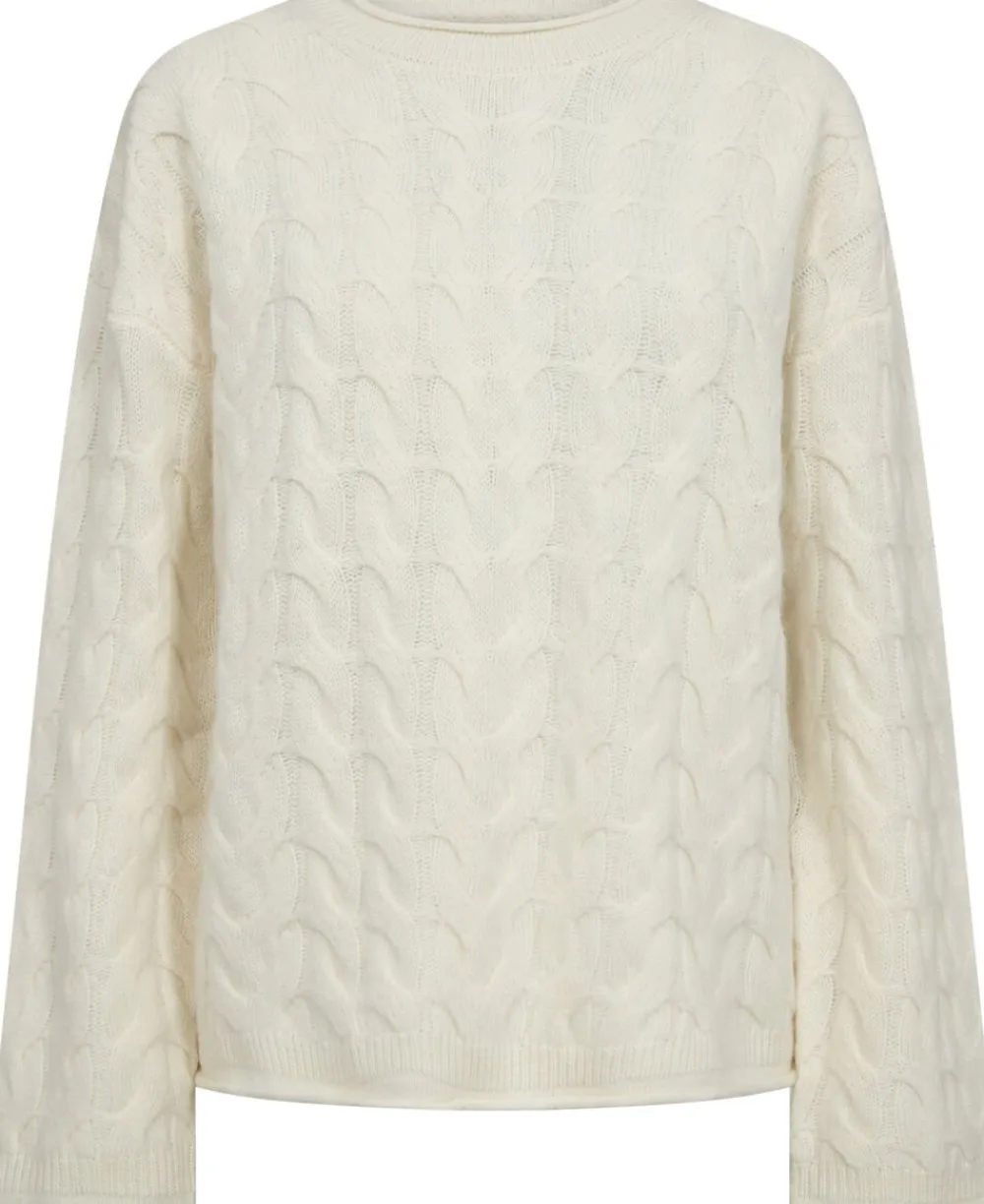 Myrna 5 Langærmede striksweater - 100% Uld RWS>Magasin du Nord Collection Hot