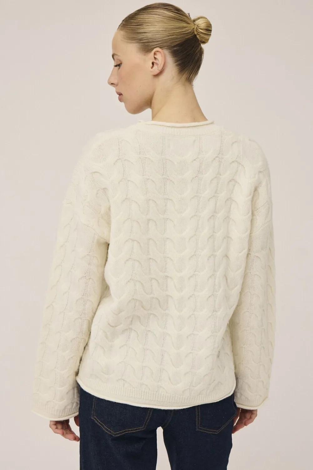 Myrna 5 Langærmede striksweater - 100% Uld RWS>Magasin du Nord Collection Hot