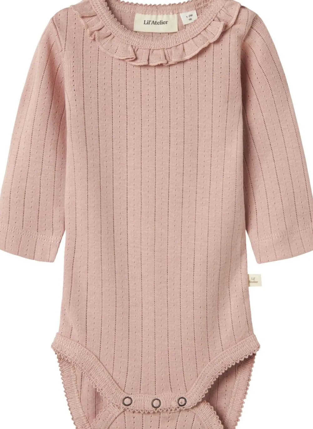 Lil' Atelier NBFRACHEL NIS LS SLIM BODY LIL NOOS Lyserød Discount