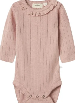 Lil' Atelier NBFRACHEL NIS LS SLIM BODY LIL NOOS Lyserød Discount