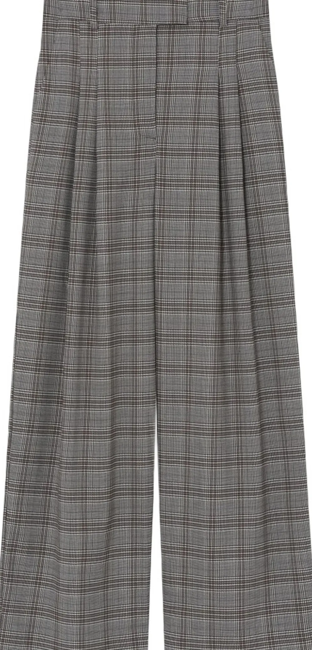 2NDDAY 2ND Mylos - Checked Suiting Taupe gray Clearance