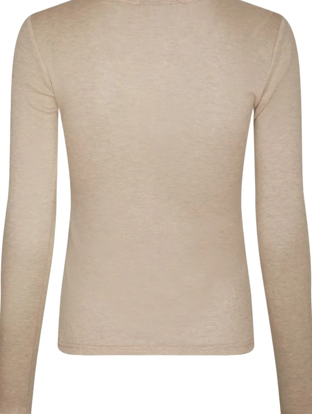 Neo Noir Nella Fine Rib Blouse Beige melange Best