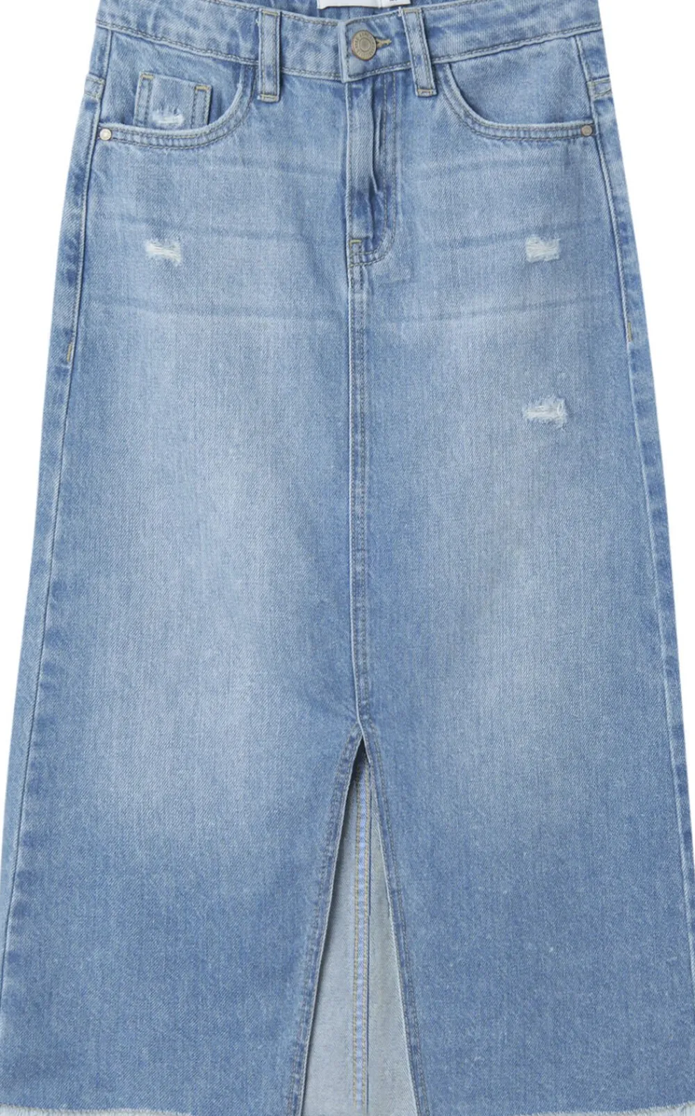 Name It NKFKAT DNM LONG SKIRT 3724-BE NOOS Blå Best