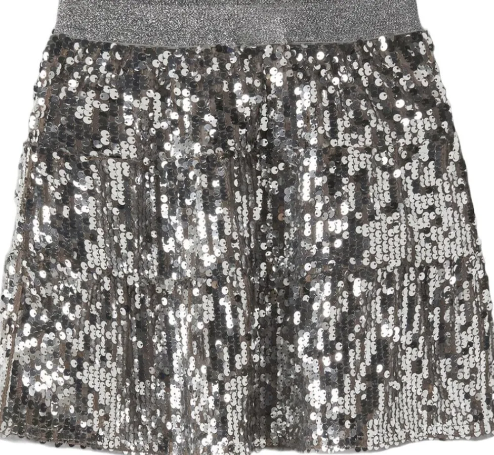 Name It NKFRISCING SKIRT Sølv Hot