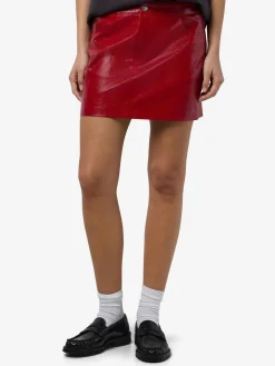 NMKANE NW VINYL SHORT SKIRT><noscript><img width=