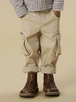 Børn Lil' Atelier NMMTARU LOOSE TWILL PANT 1177-DJ LI