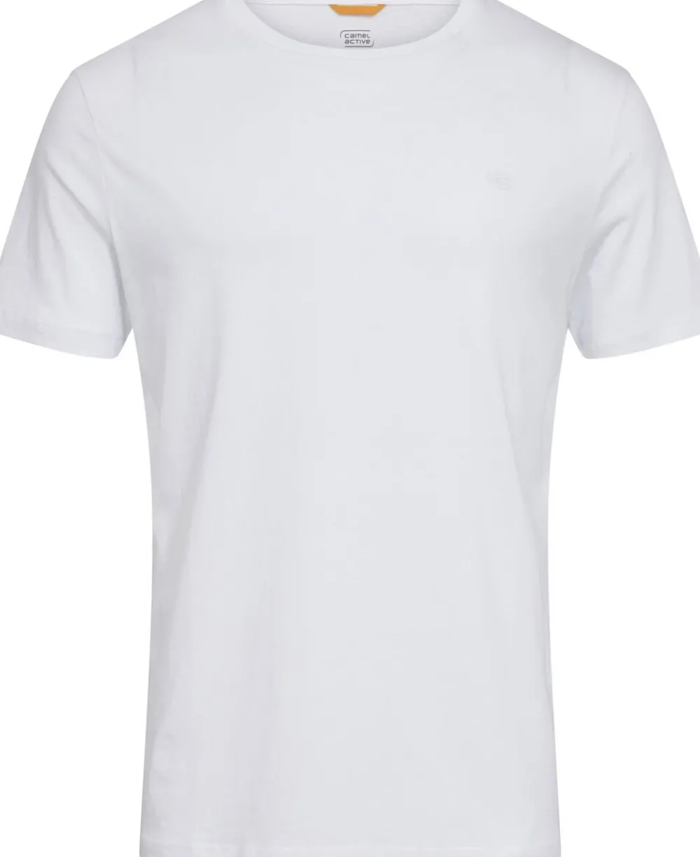 Camel Active NOS T-Shirt 1/2Arm White New