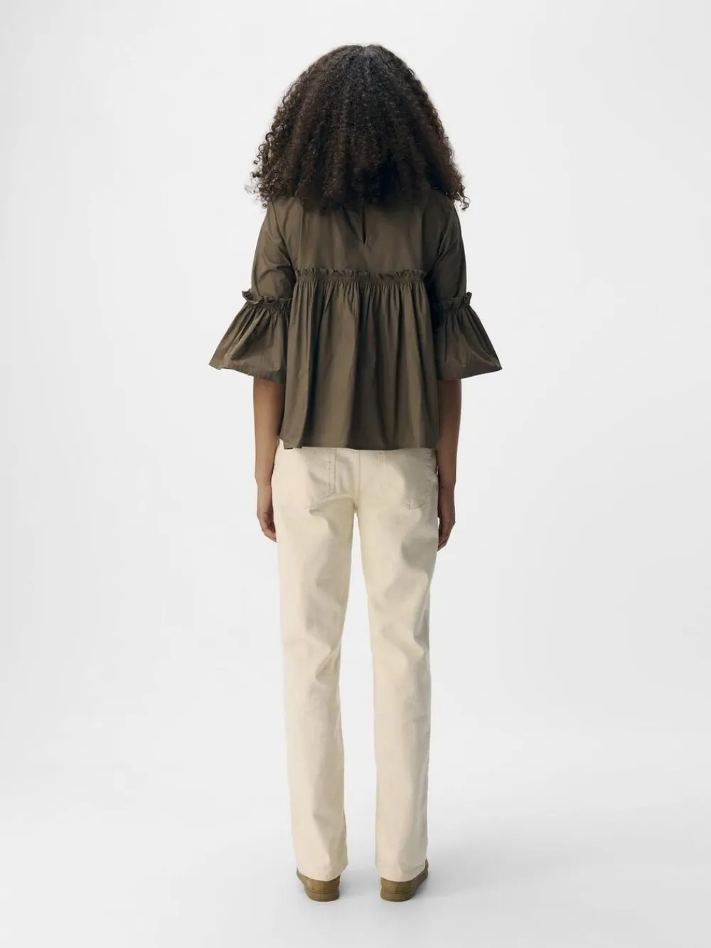 OBJIRA HOPE 3/4 RE O-NECK TOP 141>Object Online