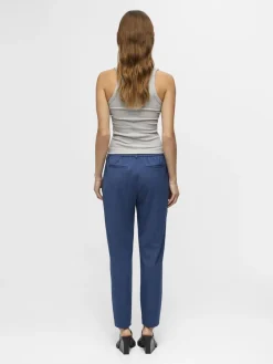 Object OBJLISA SLIM PANT NOOS Dark denim New