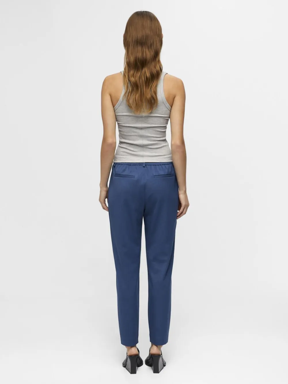 Object OBJLISA SLIM PANT NOOS Dark denim New