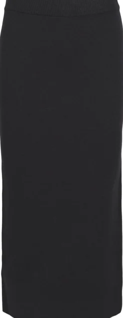 Object OBJREYNARD HW KNIT SKIRT NOOS Black New