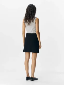 Dame Object OBJVIOLA MW RE SHORT KNIT SKIRT NOO