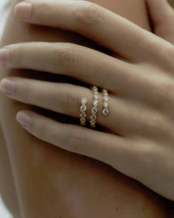 Ragbag Studio Odette Spiral Ring 18k gold plating Hot