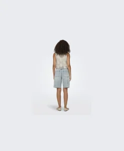 Dame ONLY ONLRUTH MW LOOSE LONG DNM SHORTS DO