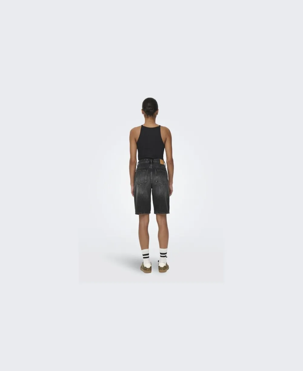 Dame ONLY ONLSONNY HW WIDE DNM SHORTS NOOS