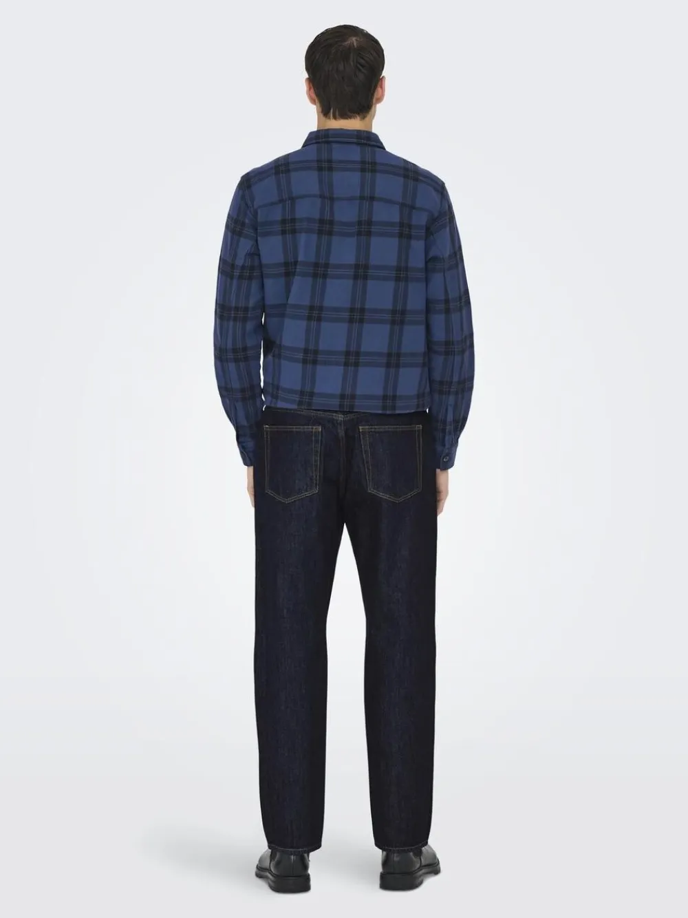 Only & Sons ONSEDGE STRAIGHT RINSE 4942 TAI DNM Dark blue denim/rinse Discount