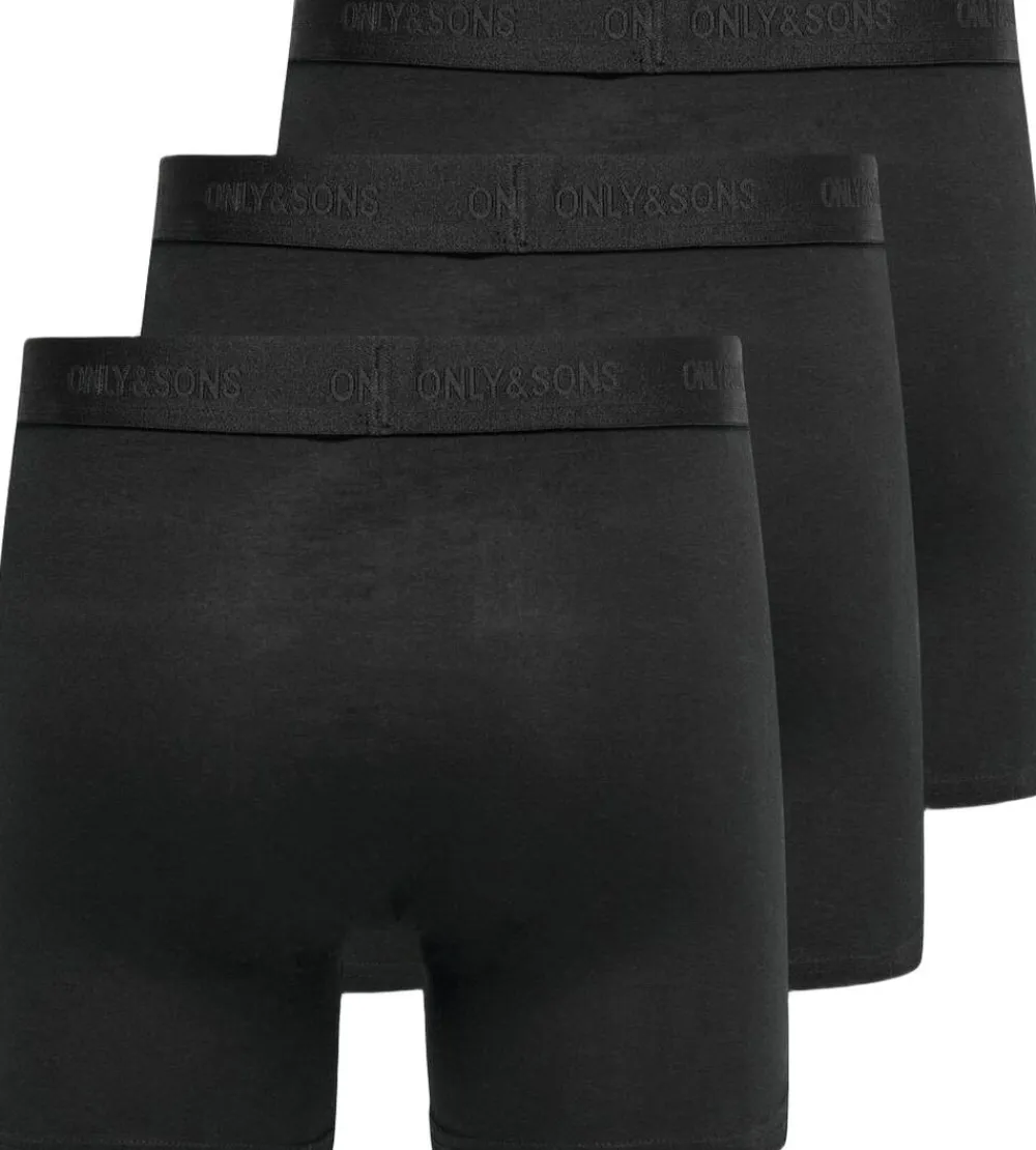Only & Sons ONSFITZ SOLID BOXER 3PACK NOOS