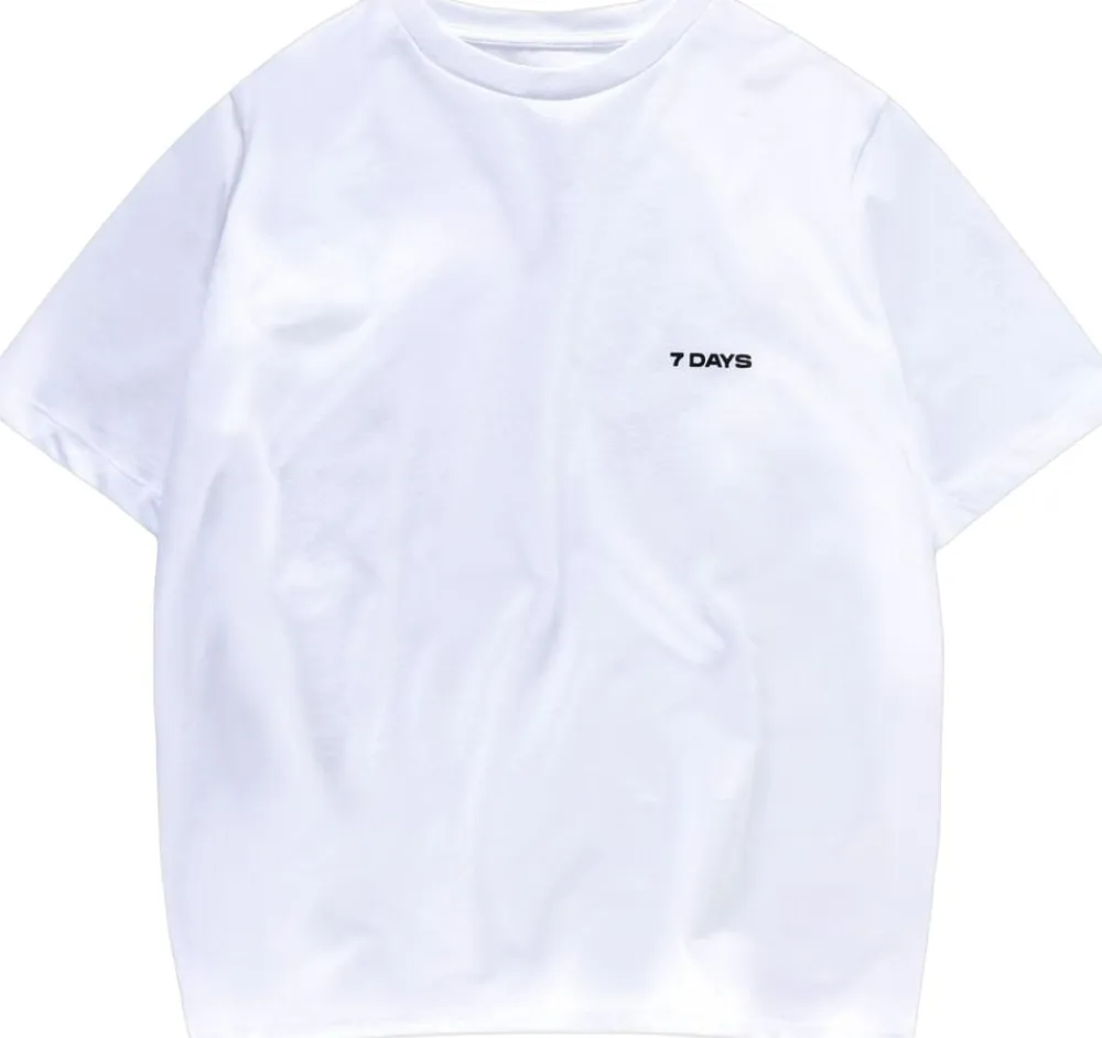 7 Days Active Organic Basic Tee 049 brilliant white Discount