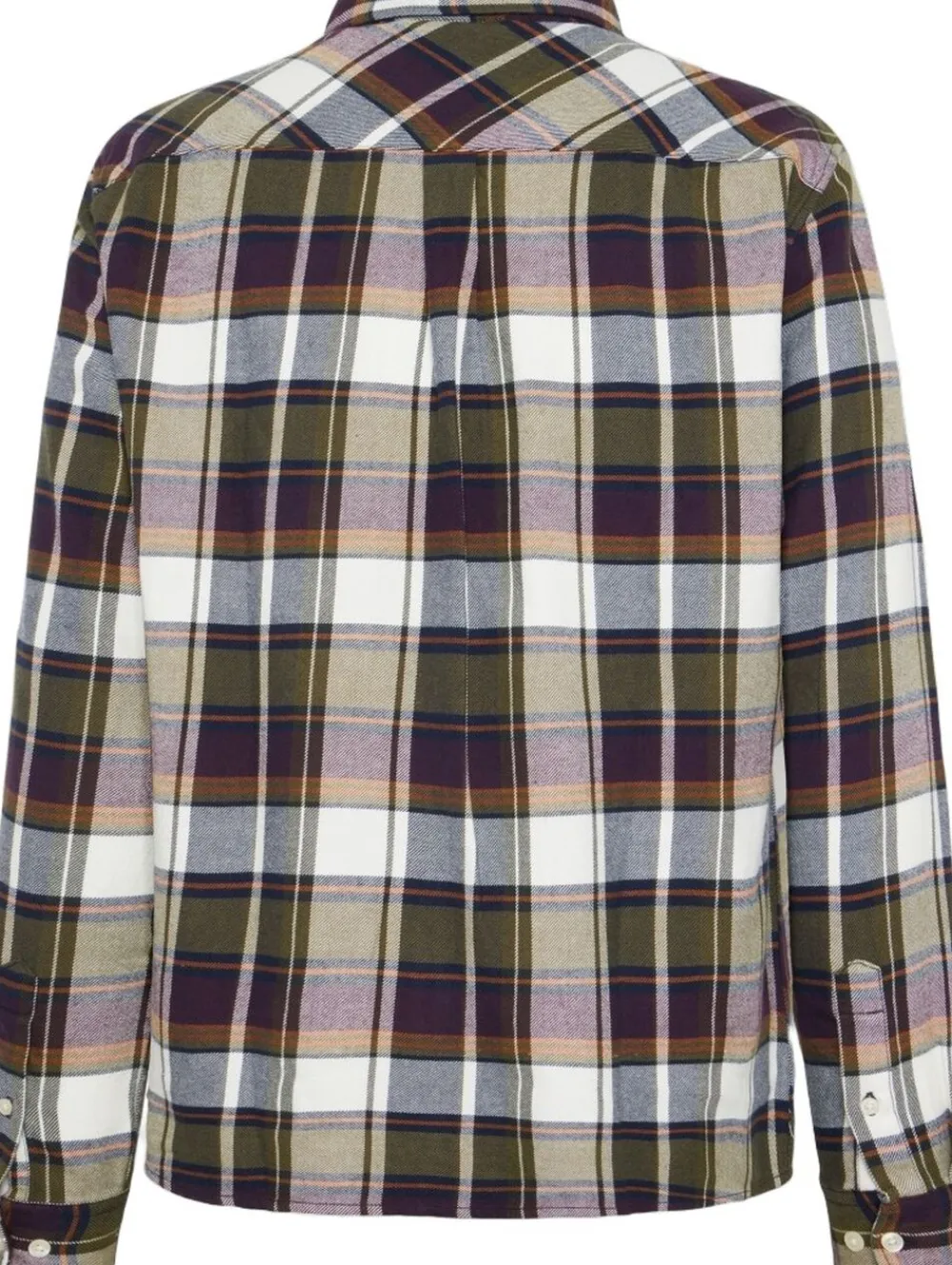Organic Cotton Checked Flannel Shirt GOTS>Knowledge Cotton Apparel Online