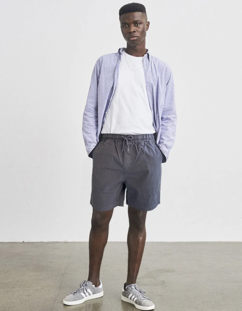 Colorful Standard Organic Twill Shorts Lava grey New