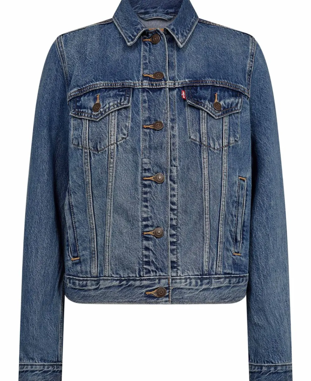 Levi's ORIGINAL TRUCKER SOFT AS BUTTE Blå