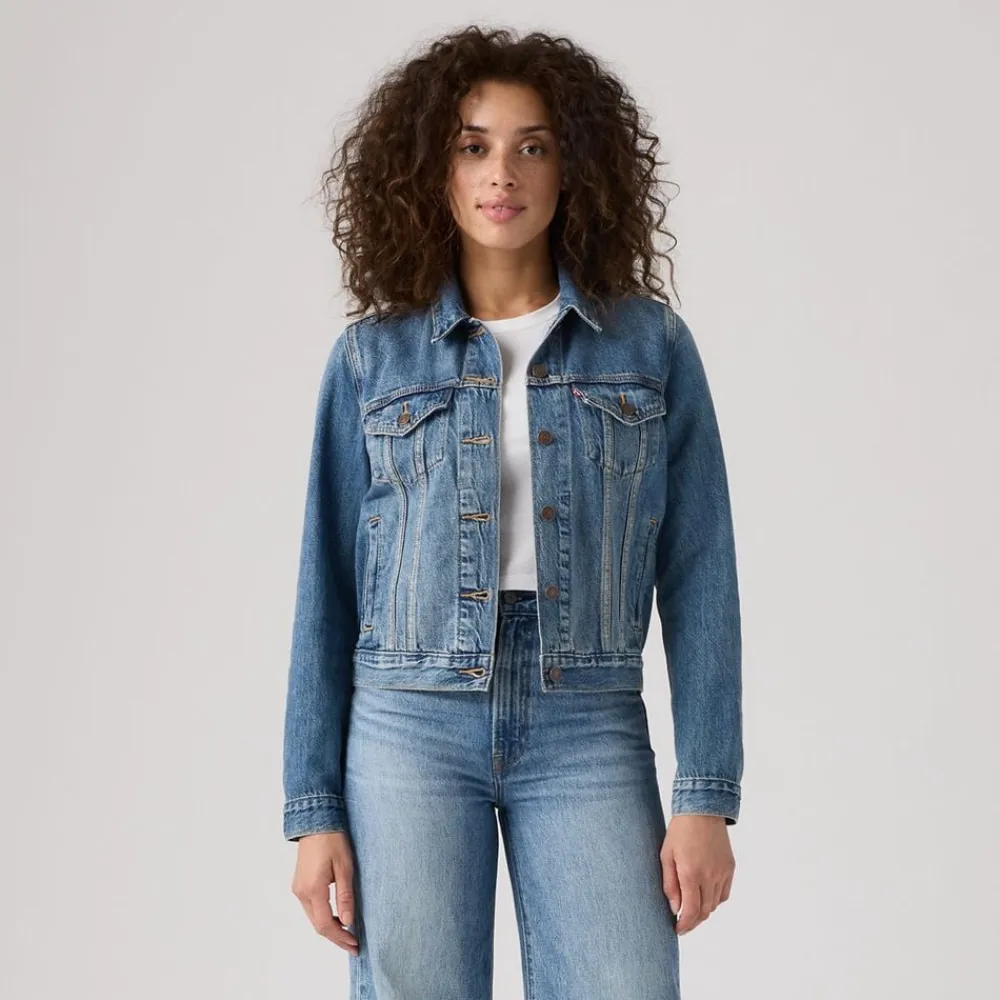 Levi's ORIGINAL TRUCKER SOFT AS BUTTE Blå