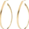 Pernille Corydon Jewellery Oval creoles size 35 mm