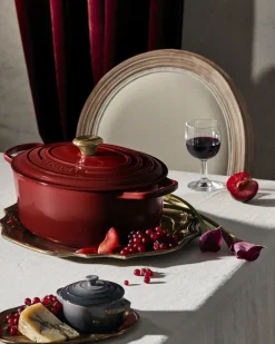Oval støbejernsgryde 6,3 L Garnet>Le Creuset Discount