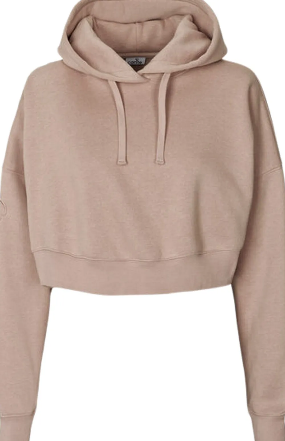 Oversized Crop hættetrøje>Carite Hot