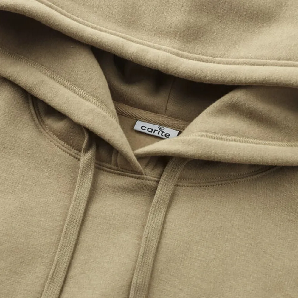 Dame Carite Oversized Crop hættetrøje