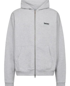 Bareen Oversized Zip Hoodie - All-Field-Apparel Cloudy grey Outlet