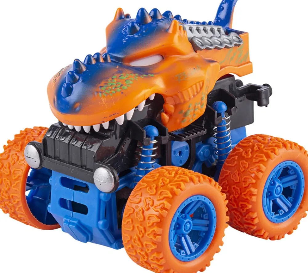 2-PAK DINO MONSTER TRUCK>Speed Car Hot