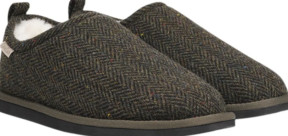 Lovelies PALPANA WOOL - CLOSED WOOL SLIPPERS WITH SHEARLING LINING