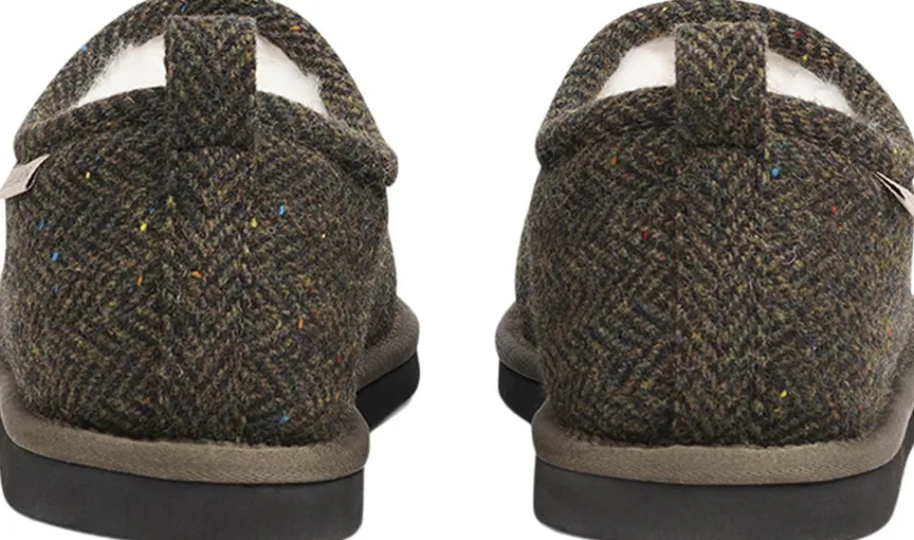 Lovelies PALPANA WOOL - CLOSED WOOL SLIPPERS WITH SHEARLING LINING