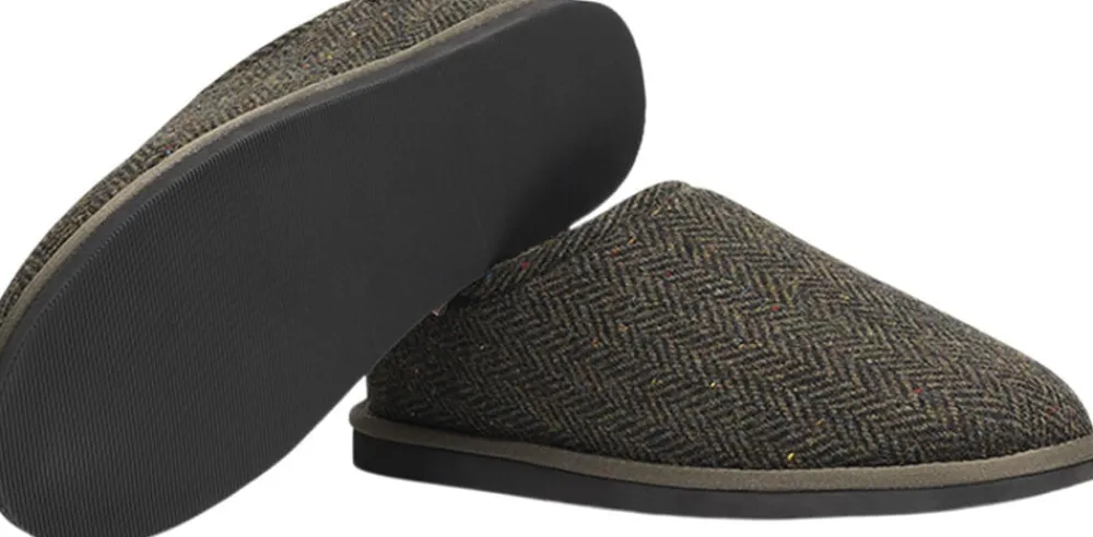 Lovelies PALPANA WOOL - CLOSED WOOL SLIPPERS WITH SHEARLING LINING