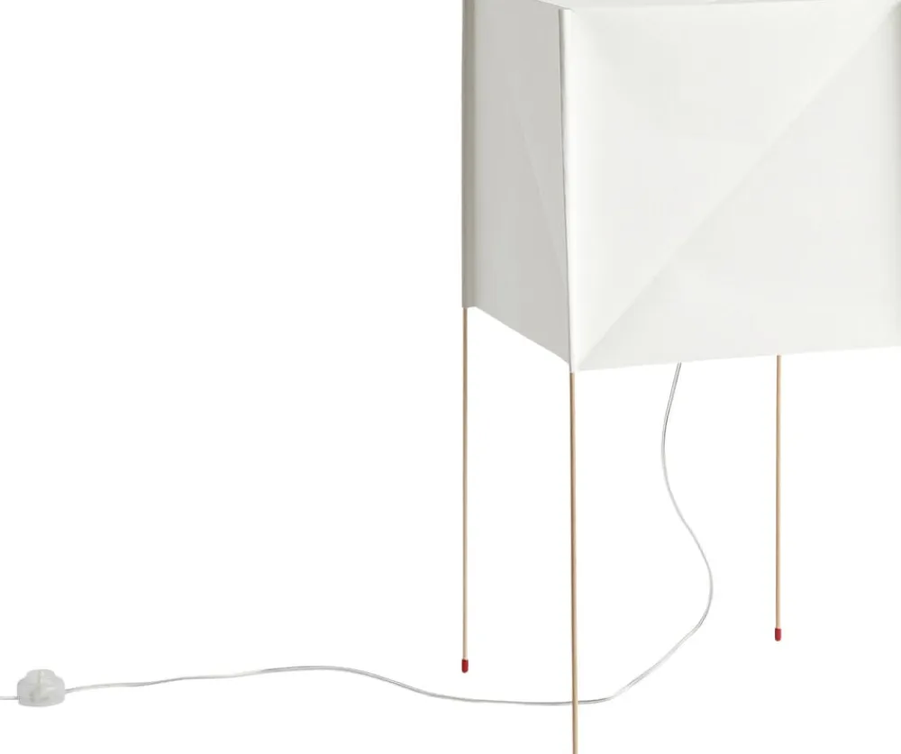 Paper Cube Floor Lamp-ECOPET Paper>Hay